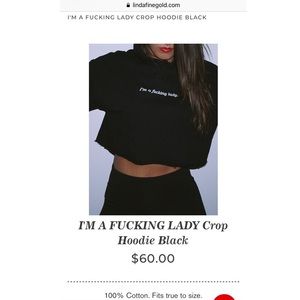 Kirill Was Here cropped sweatshirt